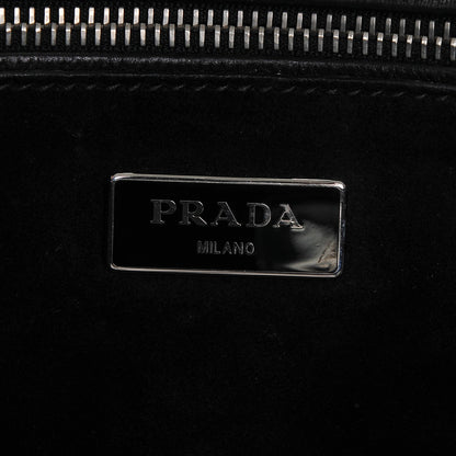 Prada Glace Calf Twin Pocket Tote Nero Black 6 of 6