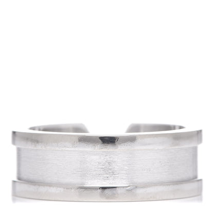 Cartier 18K White Gold 6.5mm C De Ring 49 4.75 3 of 6