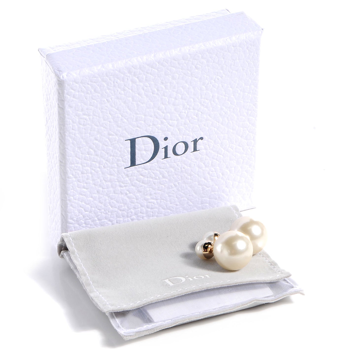 Mise En Dior Tribal Earrings Cream