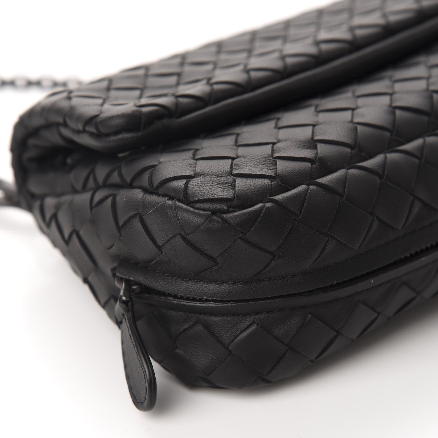 Bottega Veneta Nappa Intrecciato Mini Messenger Bag Black 6 of 10