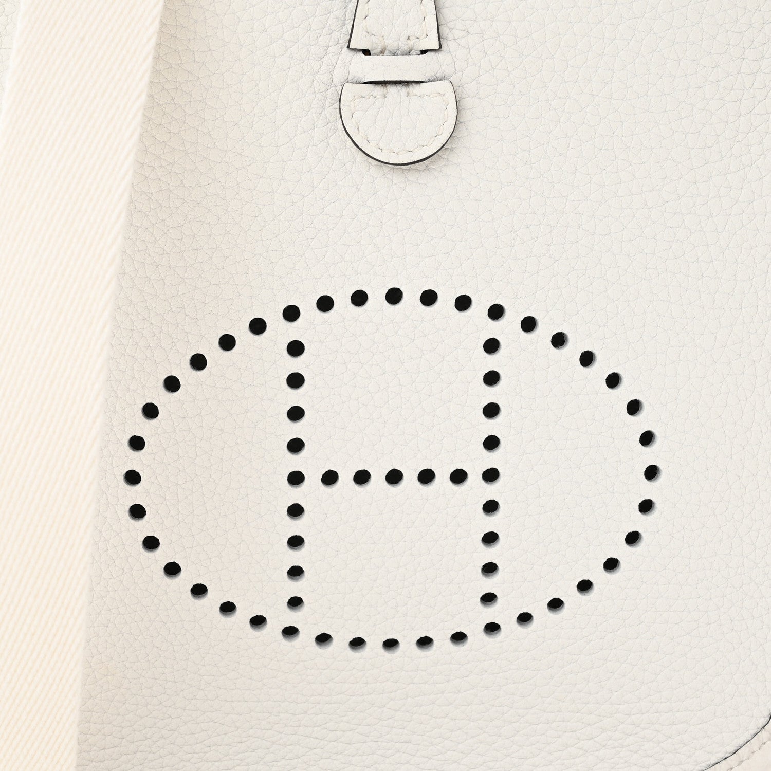 Hermes Taurillon Clemence Amazone Evelyne TPM New White 8 of 11
