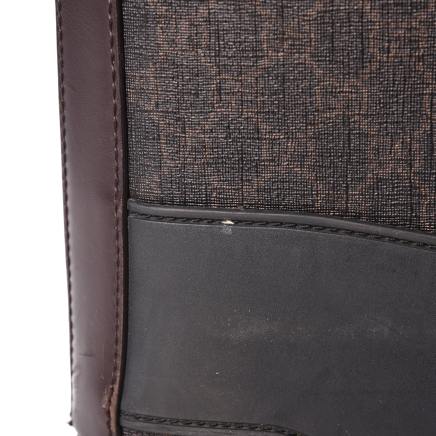 Gucci GG Supreme Monogram Four Wheel Carry On Suitcase Dark Brown 24 of 46