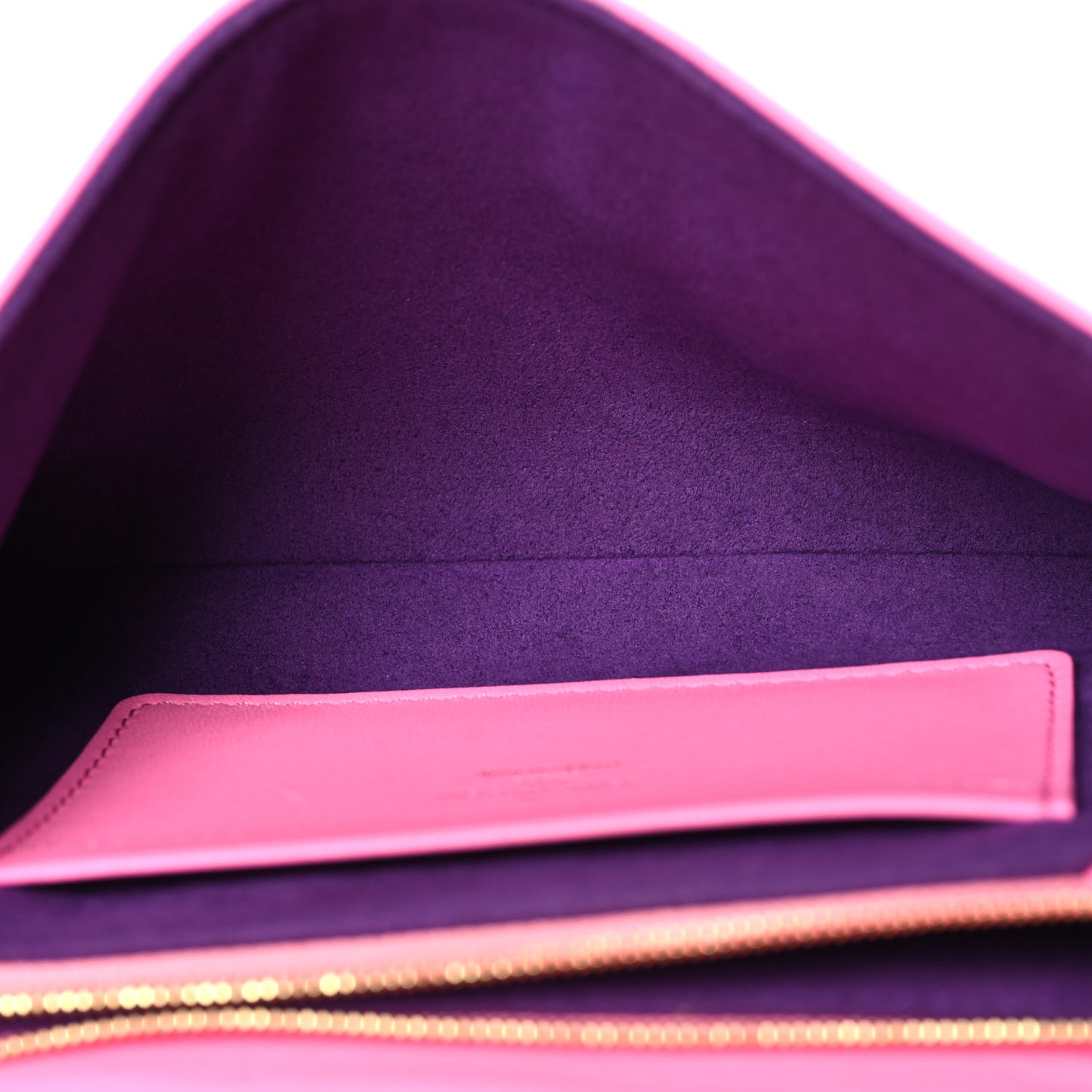 Lambskin Embossed Monogram Vuittamins Pochette Coussin Rose Violet