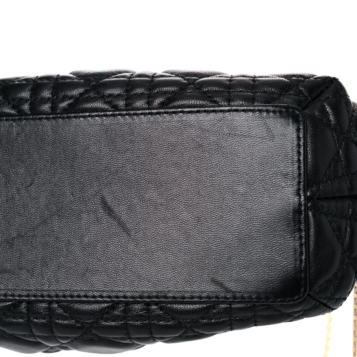 Lambskin Cannage Dior Soft Shoulder Bag Black