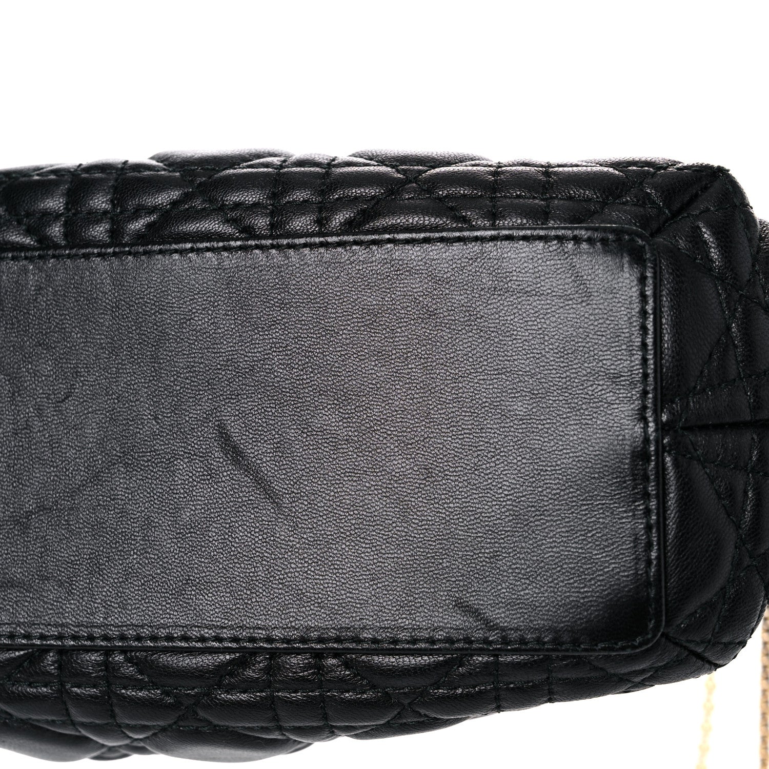 Christian Dior Lambskin Cannage Dior Soft Shoulder Bag Black 12 of 16
