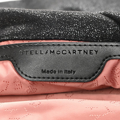 Stella McCartney Shaggy Deer Mini Falabella Fold Over Tote Black 6 of 11