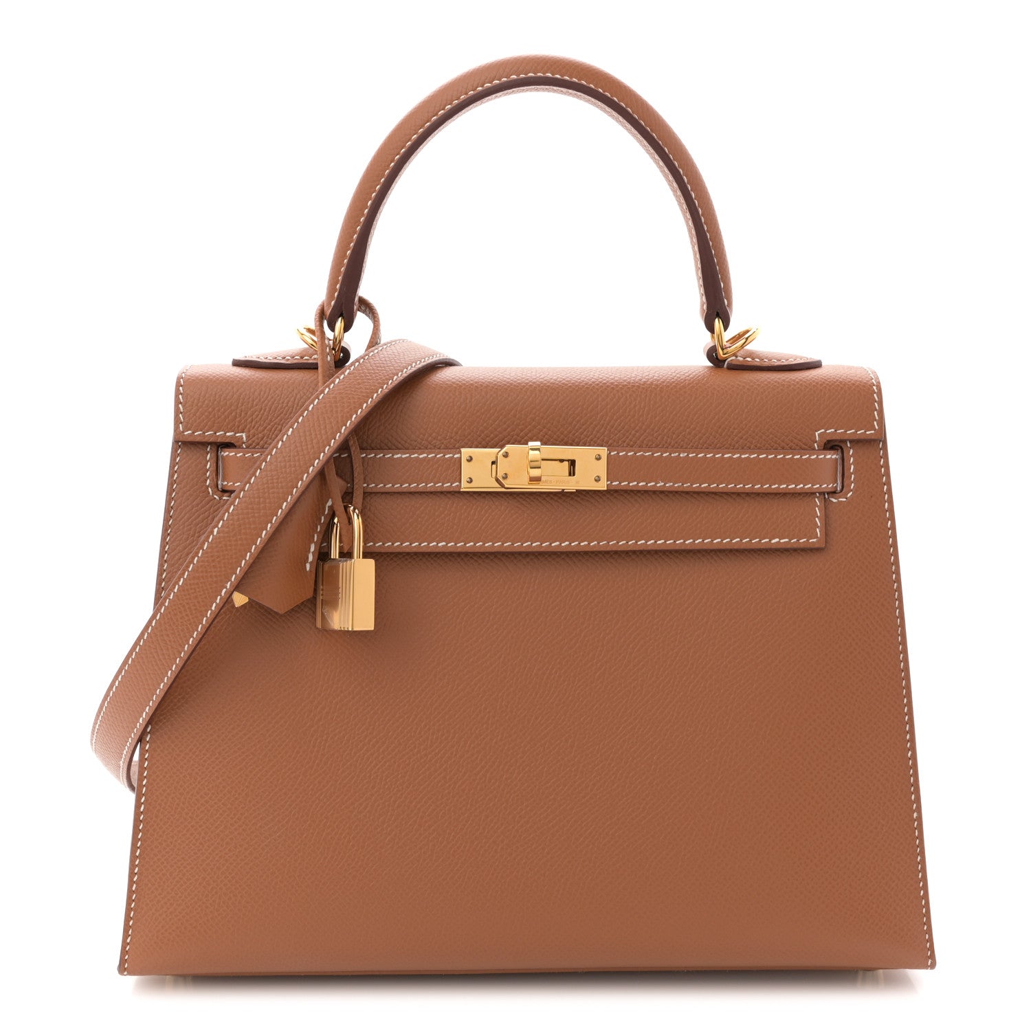 Hermes Epsom Kelly Sellier 25 Gold 1 of 11