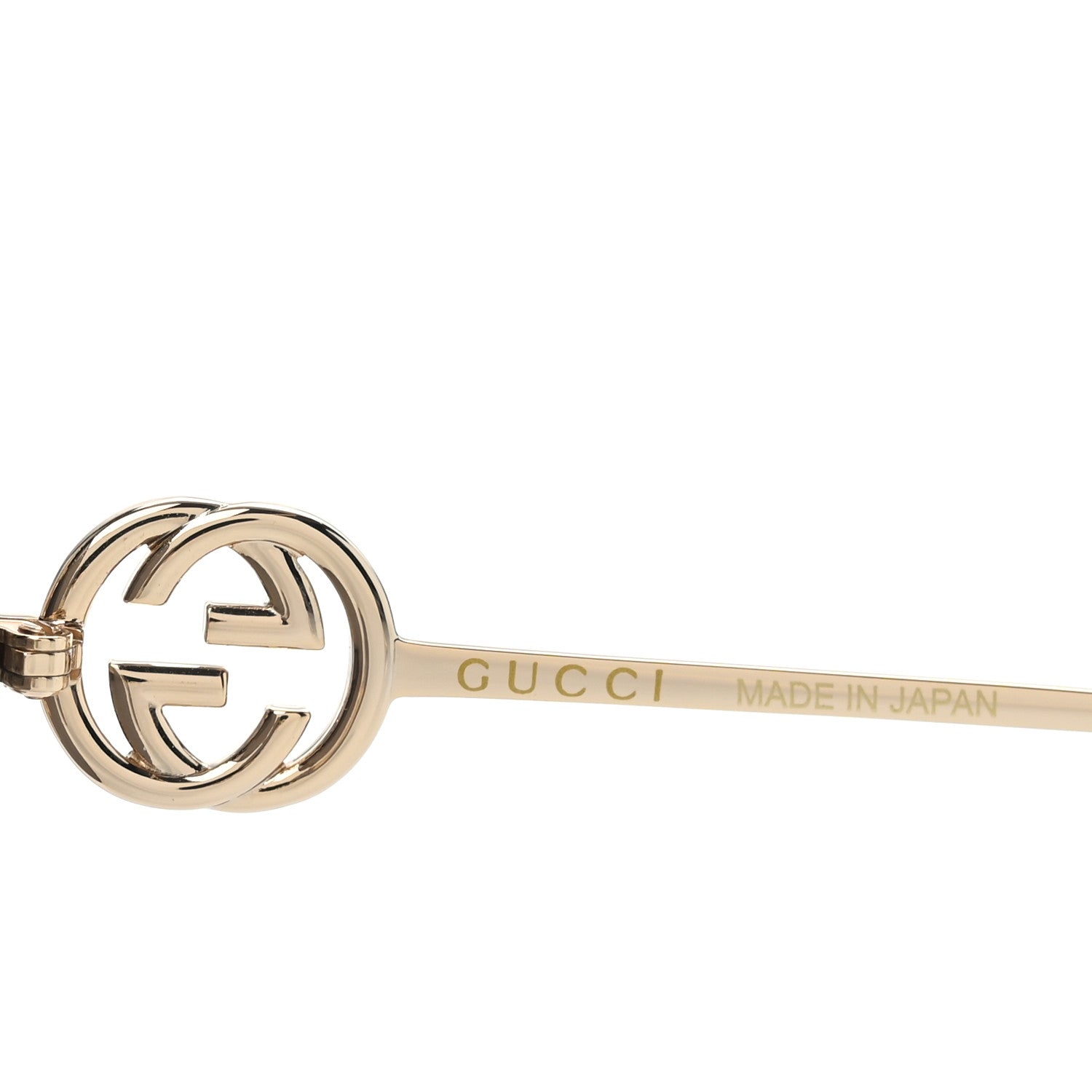 Gucci Square Aviator Sunglasses GG1207SA Gold 5 of 7