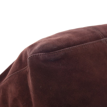 Fendi Suede Baguette Hobo Brown 9 of 13