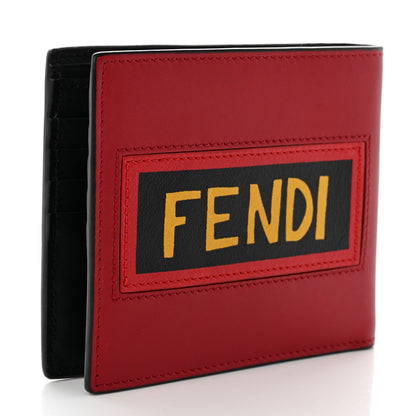 Fendi Vitello Century Vocabulary Hope Bi-Fold Wallet Fragola Multicolor 3 of 8