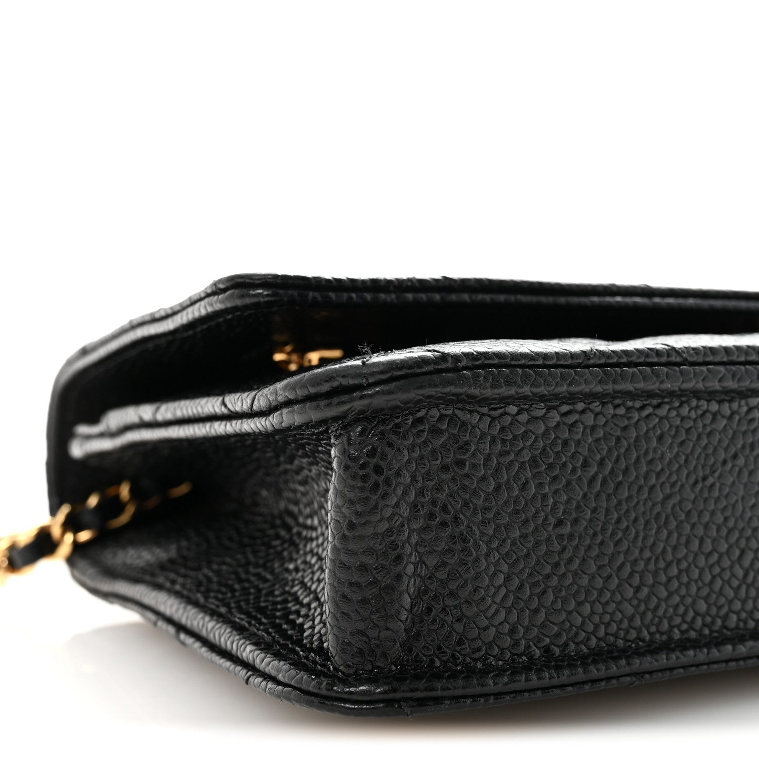 Chanel Caviar Quilted Wallet On Chain WOC Black 10 of 12
