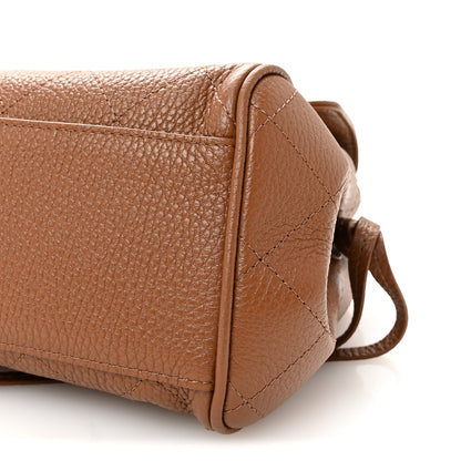 Chanel Grained Calfskin Stitched Urban Essentials Small Shopping Bag Camel 10 of 10