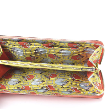Hermes Epsom Silk'In Wallet Orange Poppy Fauve 5 of 10