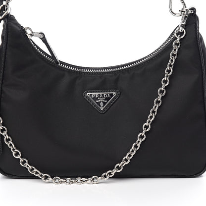 Prada Nylon Re-Edition 2005 Shoulder Bag Black 11 of 11