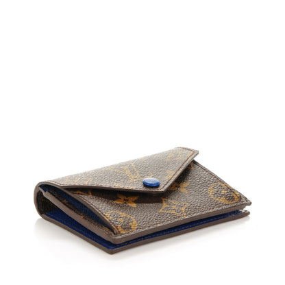 Louis Vuitton Monogram Compact Marie Wallet Blue 4 of 7