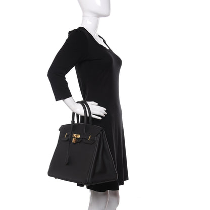 Hermes Togo Birkin 35 Black 2 of 11