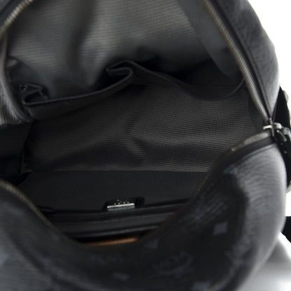 MCM Visetos Small Side Stud Stark Backpack Black 4 of 9