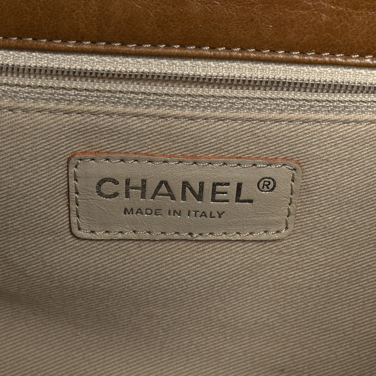 Lambskin Lax Accordion Flap Brown