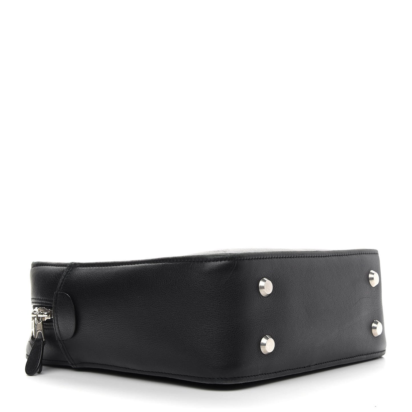 Calfskin S Triangle Duffle Black