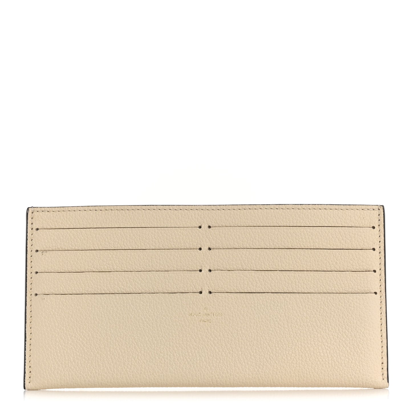 Calfskin Felicie Chain Wallet Card Holder Insert Cream