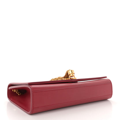 Saint Laurent Smooth Calfskin Medium Classic Monogram Kate Tassel Satchel Lipstick Red 4 of 15
