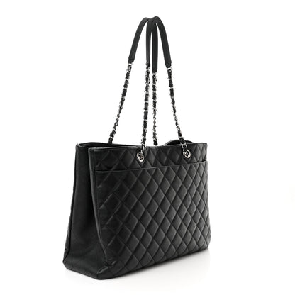 Chanel Caviar Quilted Large Shopping Tote Black 3 of 10