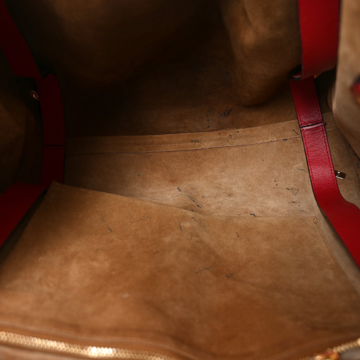 Calfskin Barcelona Tote Scarlet Red