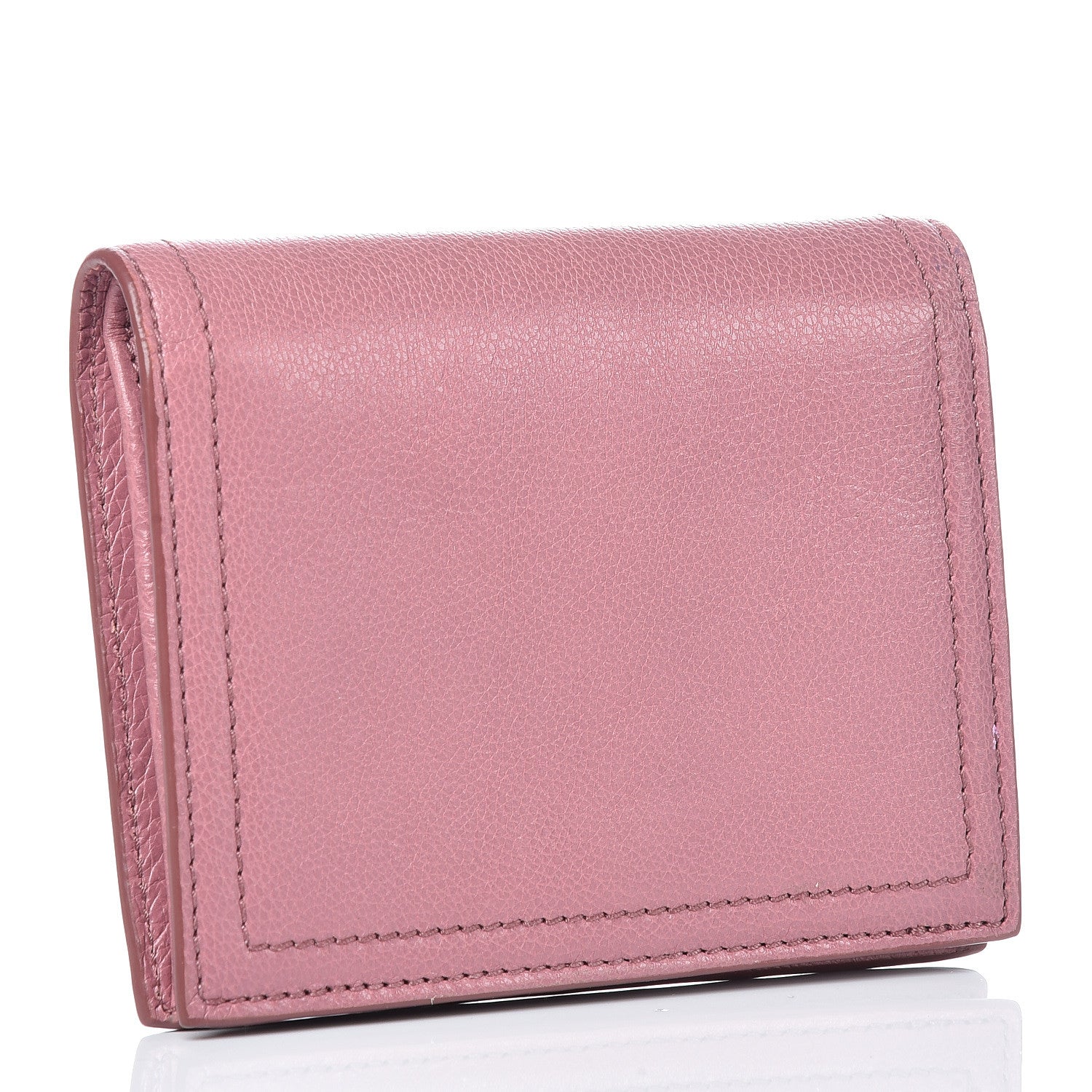 Prada Glace Calfskin City Calfskin Etiquette Compact Wallet Loto Astrale 3 of 10