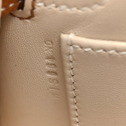 Hermes Epsom Horseshoe Mini Kelly Sellier 20 Craie Gold 9 of 11