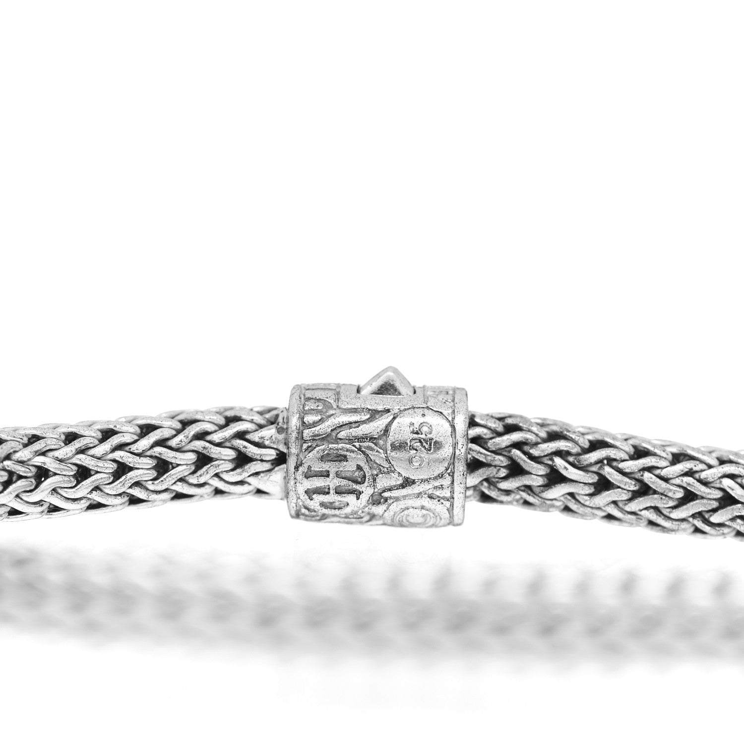 John Hardy Sterling Silver Diamond 5mm Classic Chain Bracelet 3 of 3