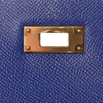 Hermes Epsom Kelly Sellier 28 Bleu Electrique 29 of 33