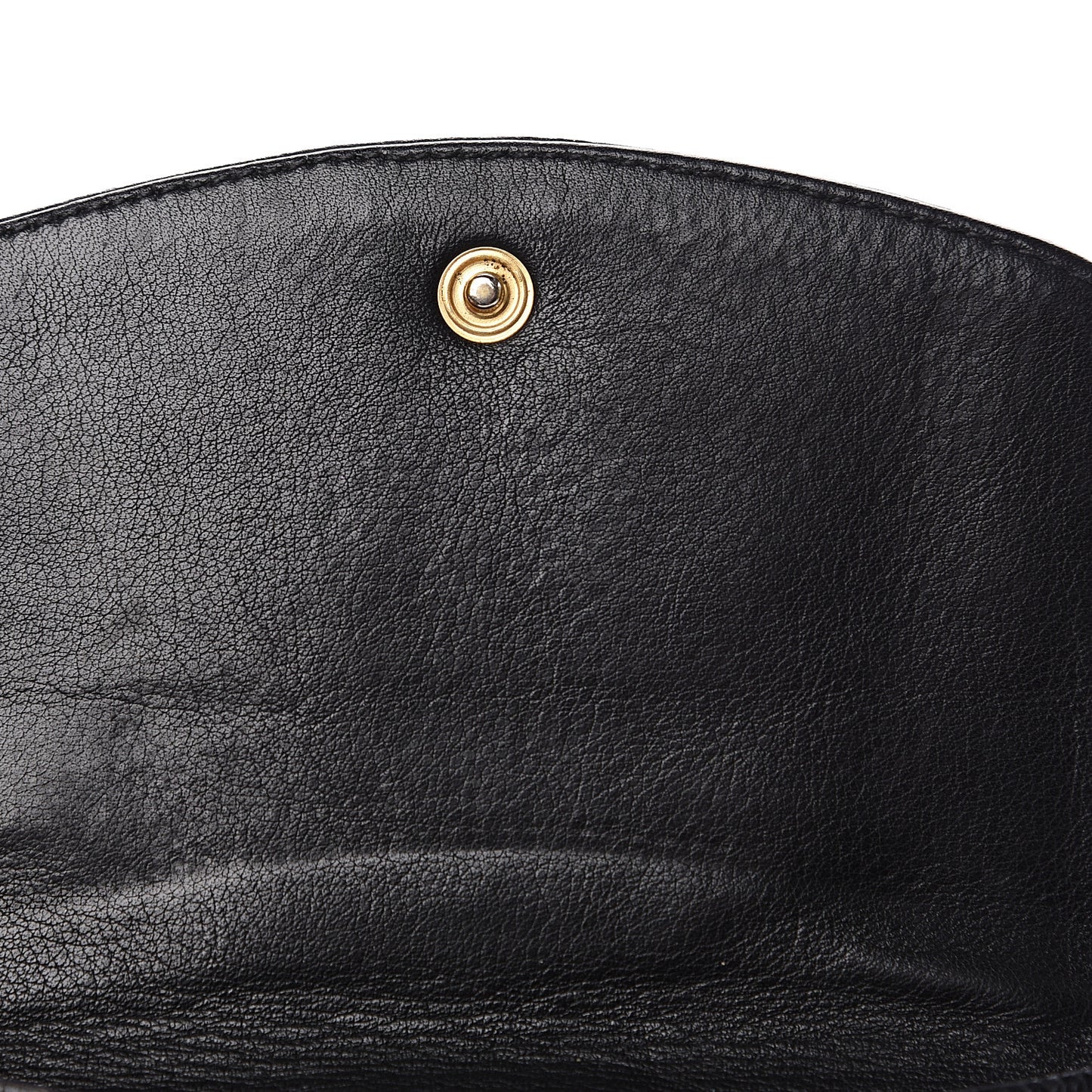 Caviar Timeless CC Compact Flap Wallet Black
