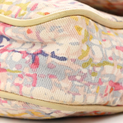 Chanel Canvas Watercolor Tweed Print Clover Small Flap Multicolor 10 of 10