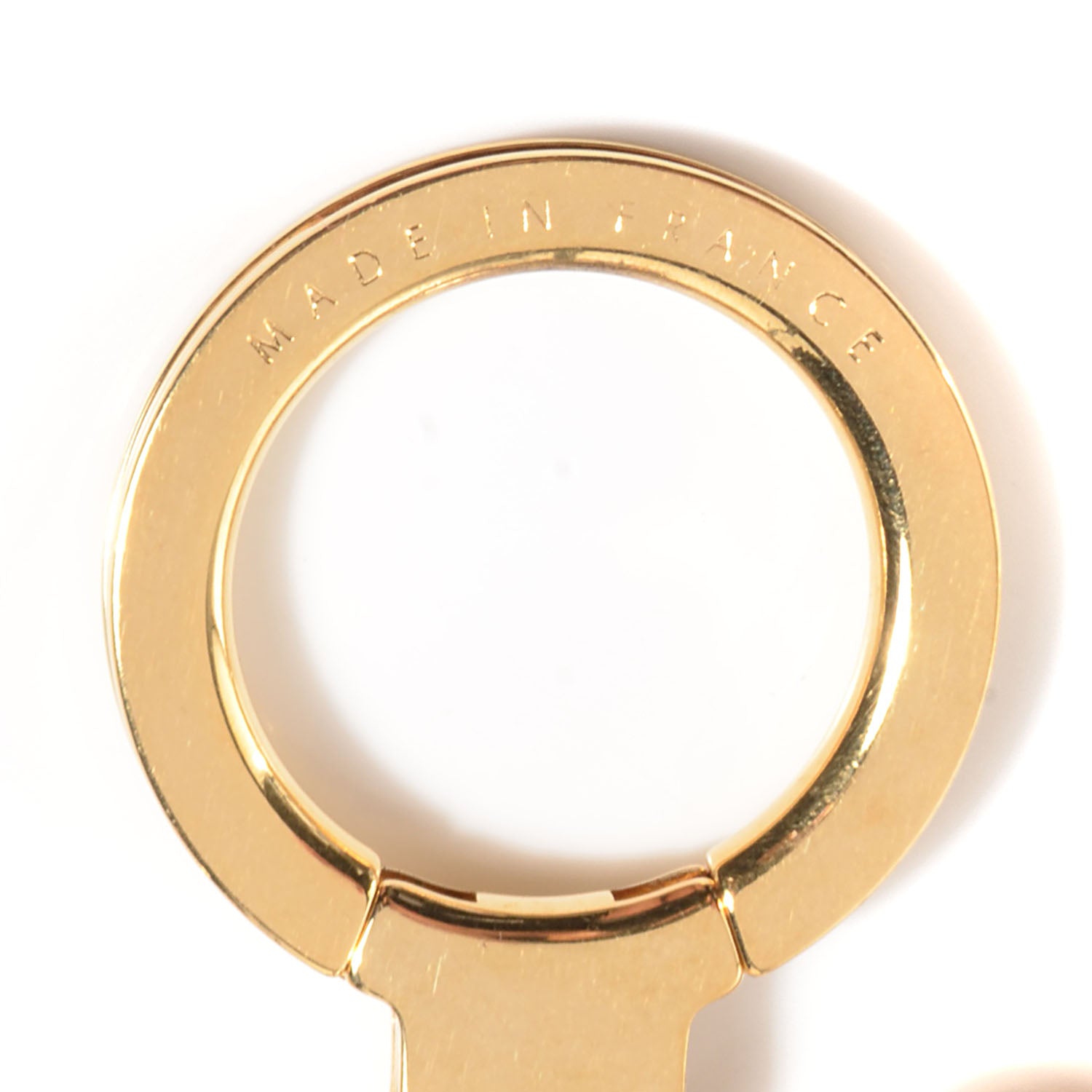 Louis Vuitton Vachetta Labels Key Ring Rusty 6 of 8
