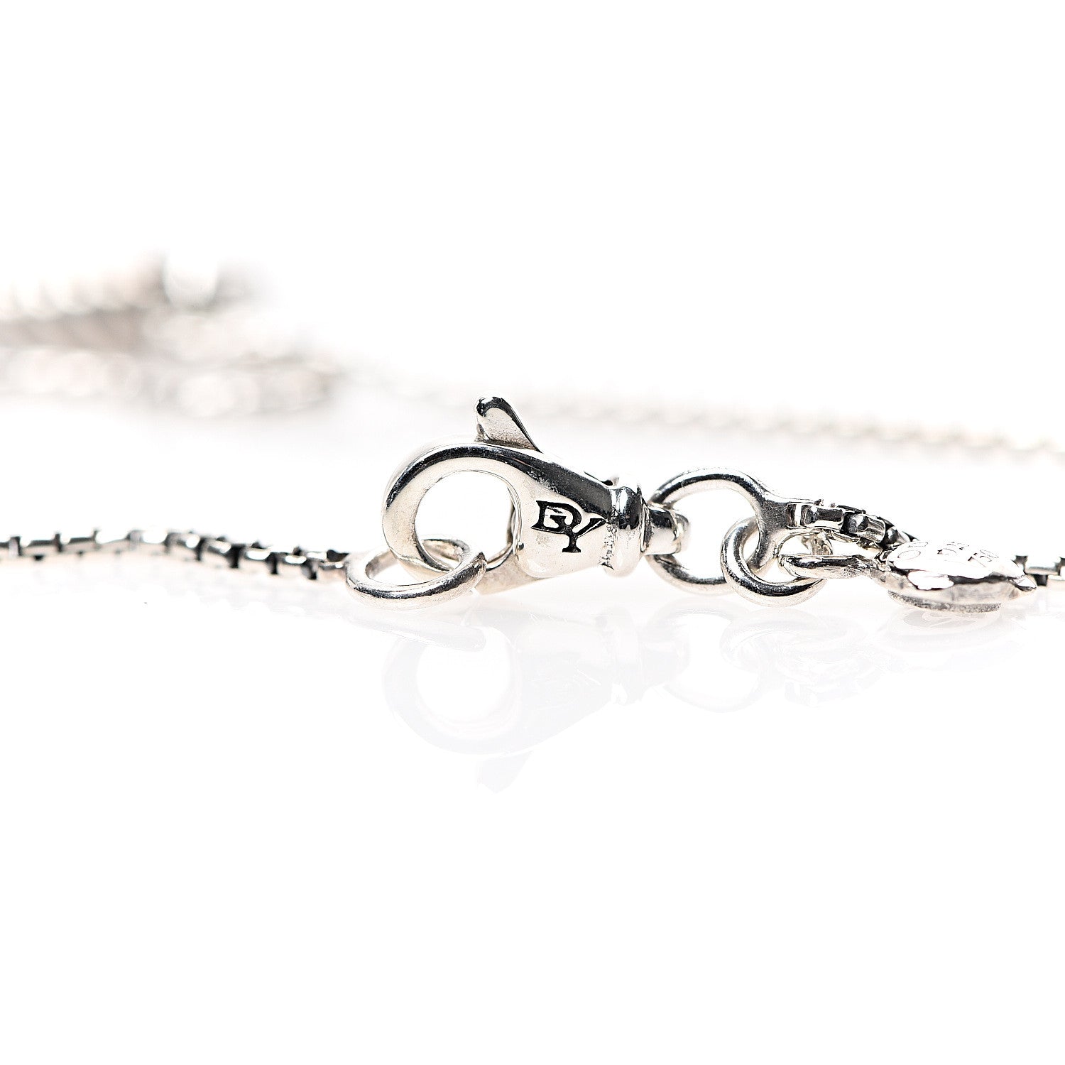 David Yurman Sterling Silver 18K Yellow Gold Diamond Cable Collectibles Cross Charm Pendant Necklace 5 of 5