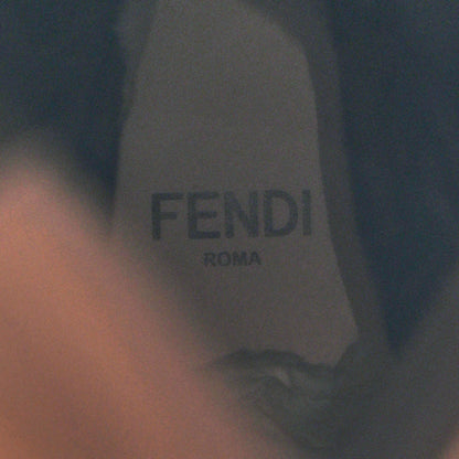 Fendi Nappa Microfiber Fabric FF Rockoko Thigh High Boots 36 Ebano Tobacco Black 7 of 11