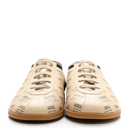 Gucci Calfskin Stamp Print Mens Falacer Sneakers 9 Soy 2 of 9