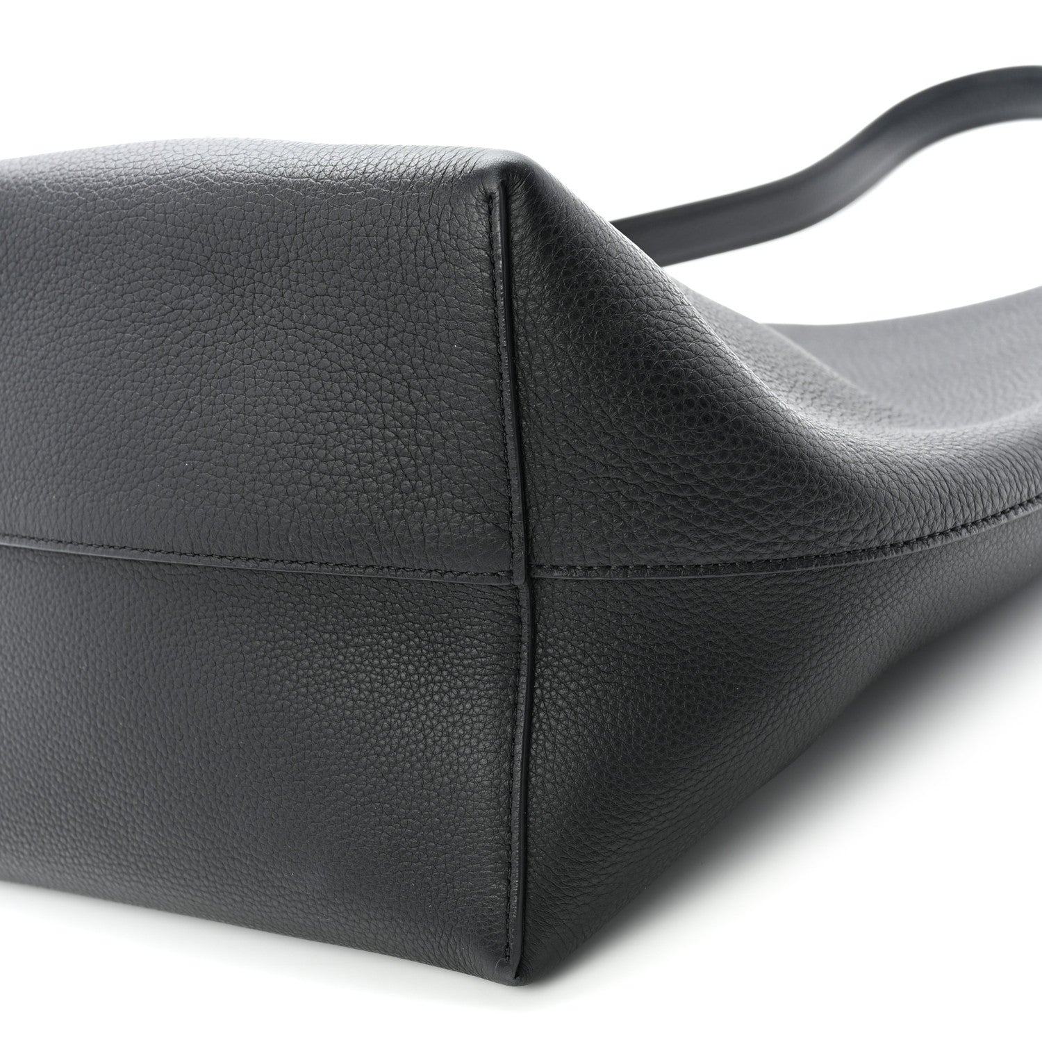 The Row Grained Calfskin Medium N/S Park Tote Black 10 of 10