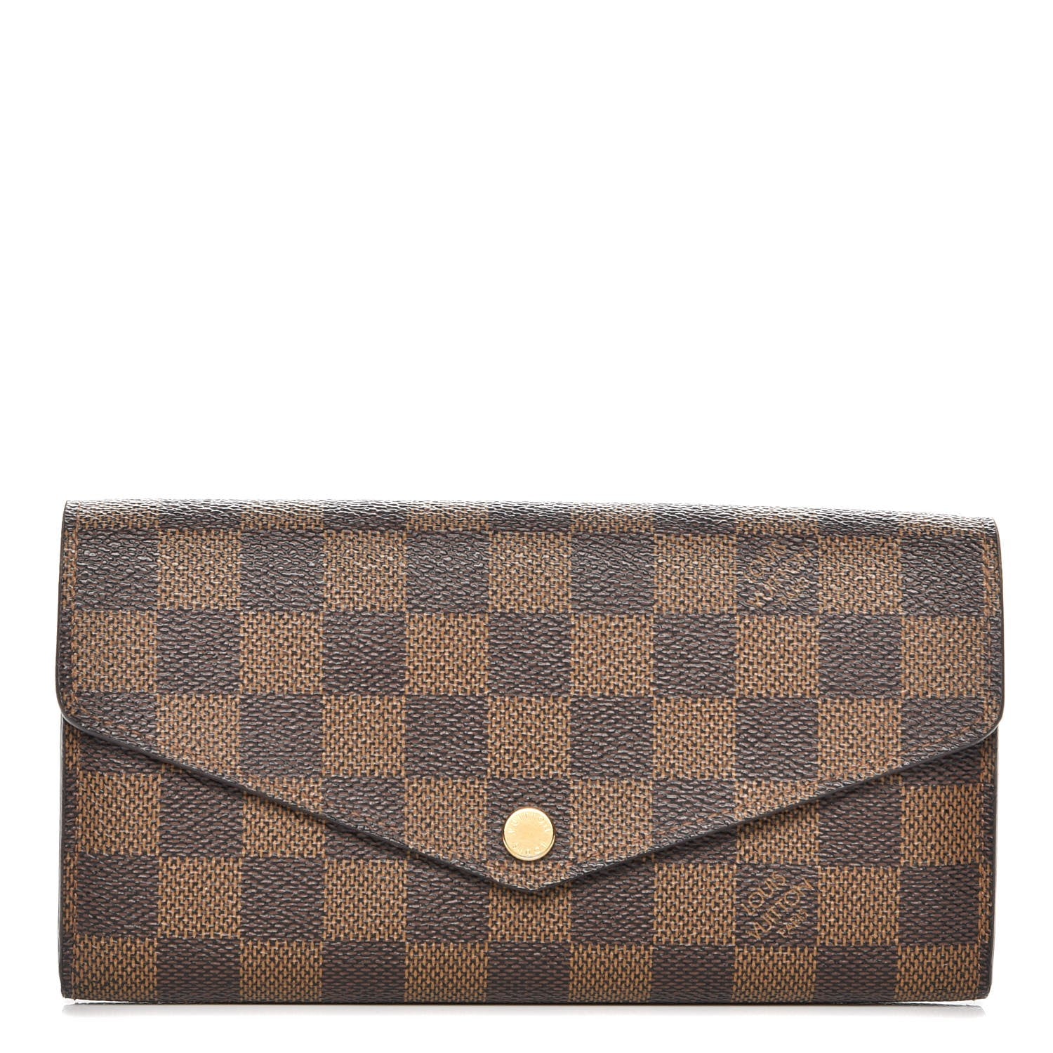 Louis Vuitton Damier Ebene Sarah Wallet NM 1 of 7