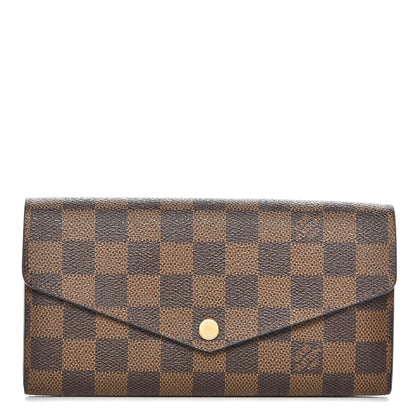 Louis Vuitton Damier Ebene Sarah Wallet NM 1 of 7