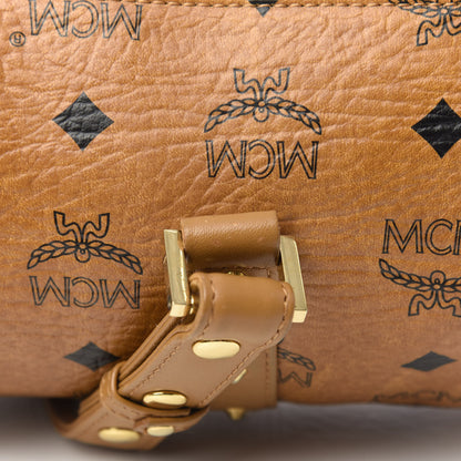 MCM Visetos Essential Barrel Bag Cognac 12 of 12