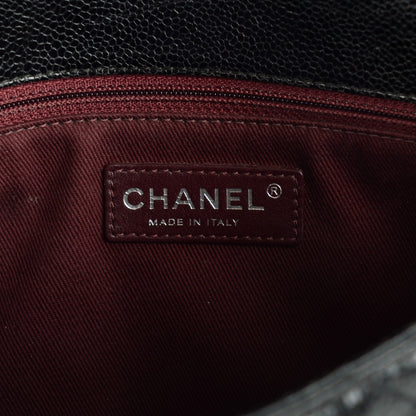 Chanel Crumpled Grained Calfskin Medium CC Crave Flap Black 7 of 9