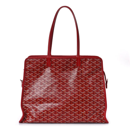 Goyard Goyardine Sac Hardy Pet Carrier PM Red 3 of 9