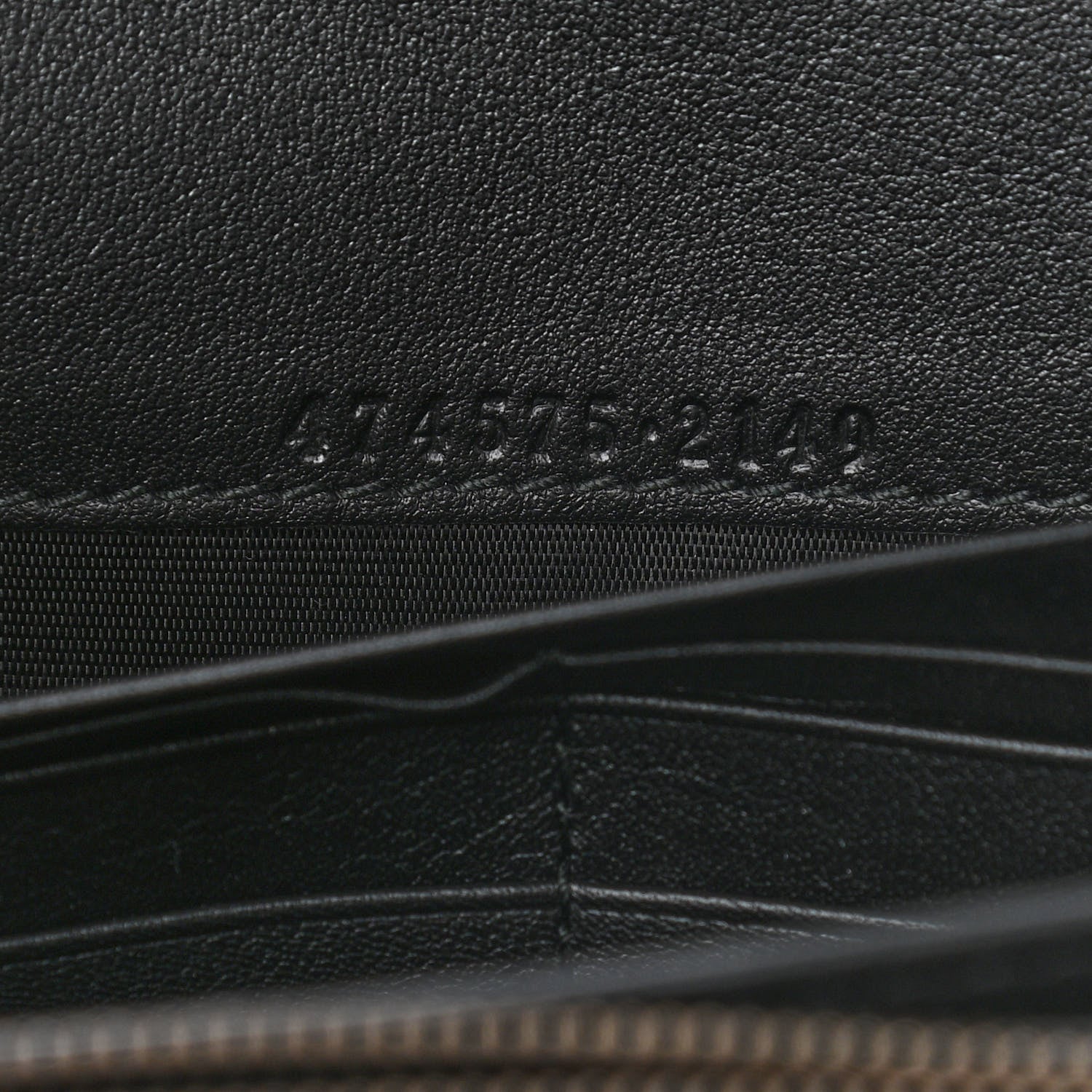 Gucci Velvet Matelasse GG Marmont Chain Wallet Black 5 of 10