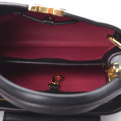 Louis Vuitton Taurillon Capucines BB Black 6 of 12