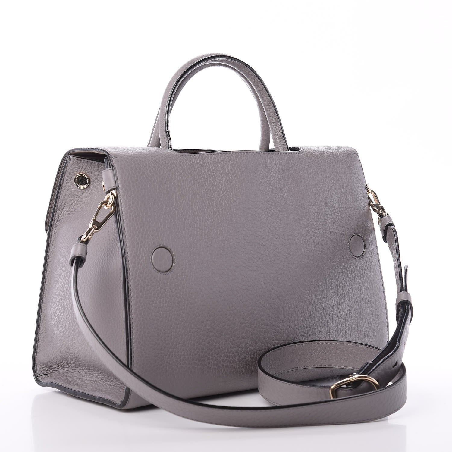 Christian Dior Bullcalf Medium Diorever Flap Meteorite Grey 2 of 10