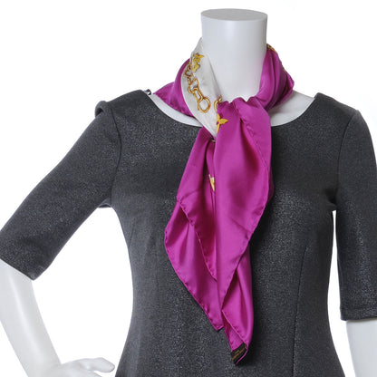 Louis Vuitton Silk Monogram Charms Silk Scarf 4 of 7