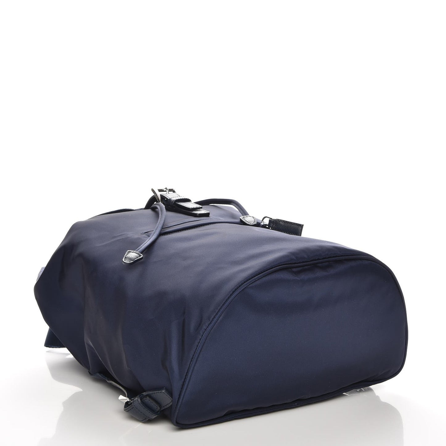 Nylon Vela Saffiano Medium Cinch Backpack Baltico