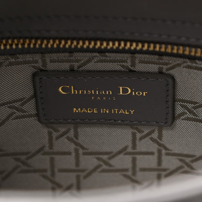 Christian Dior Lambskin Cannage Small My ABCDior Lady Dior Grey 6 of 12