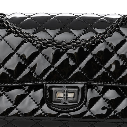 Chanel Patent Calfskin Quilted 2.55 Reissue 225 Flap So Black 8 of 10